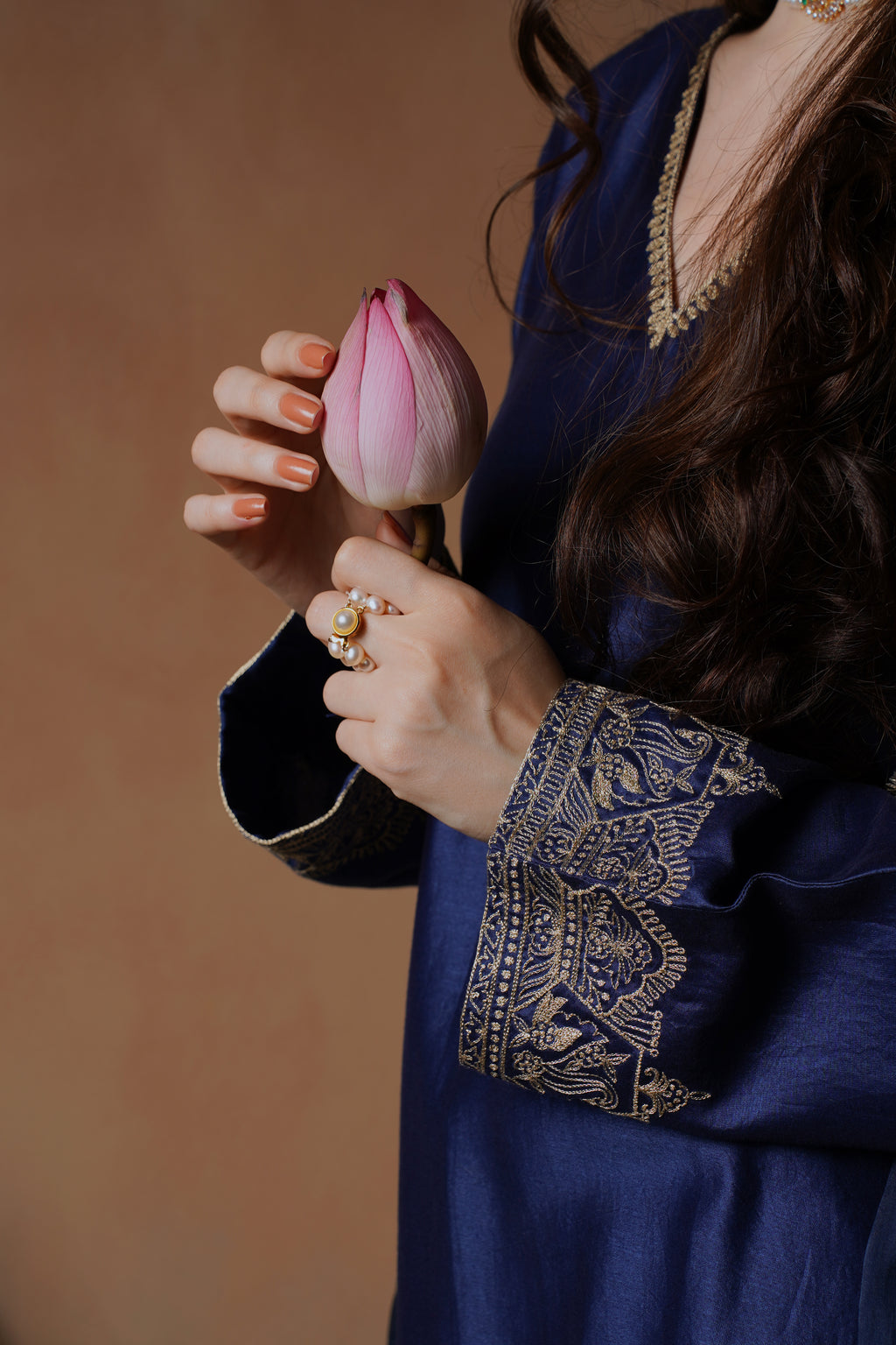 Navy Blue Suit Set