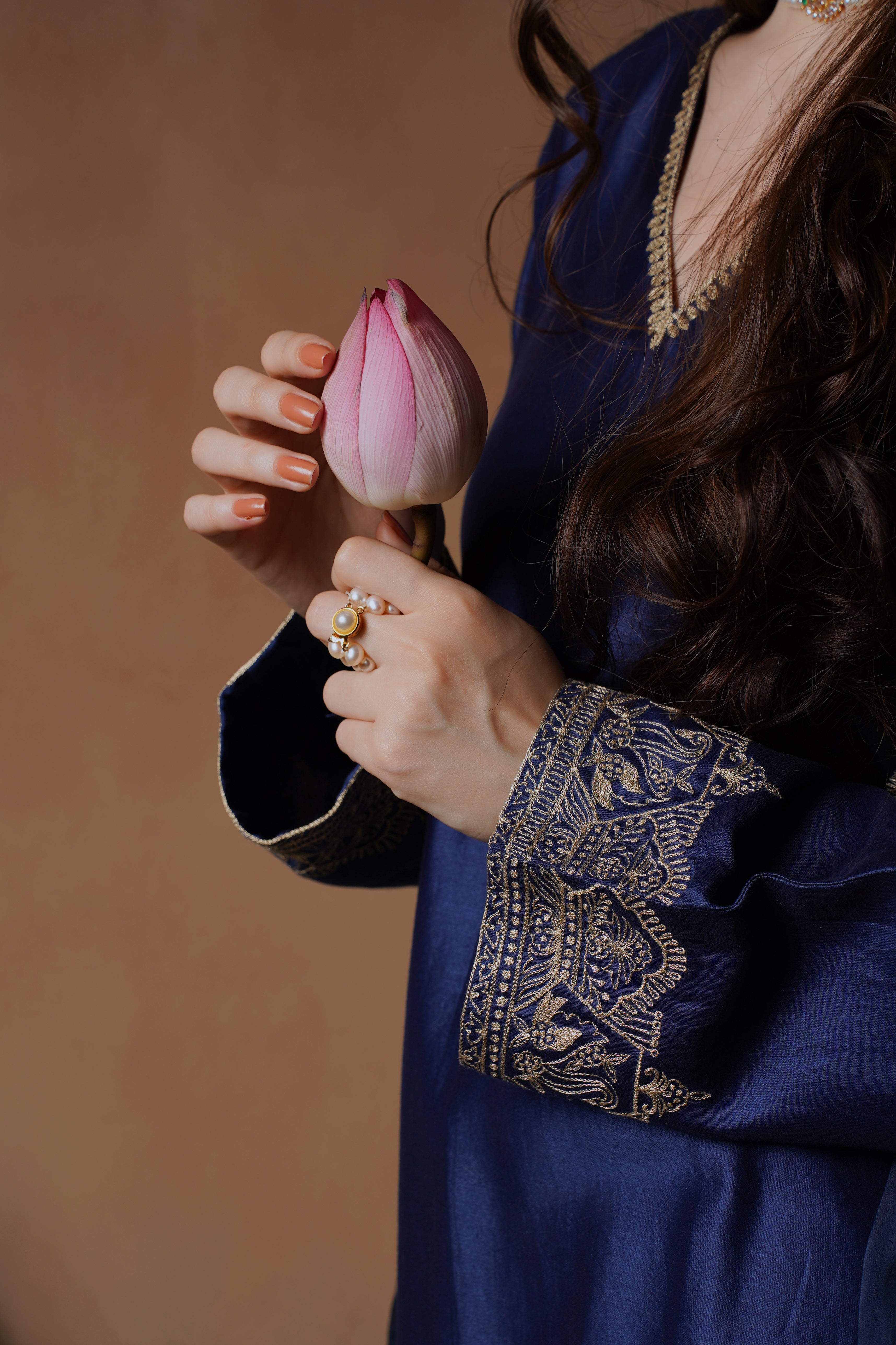 Navy Blue Suit Set