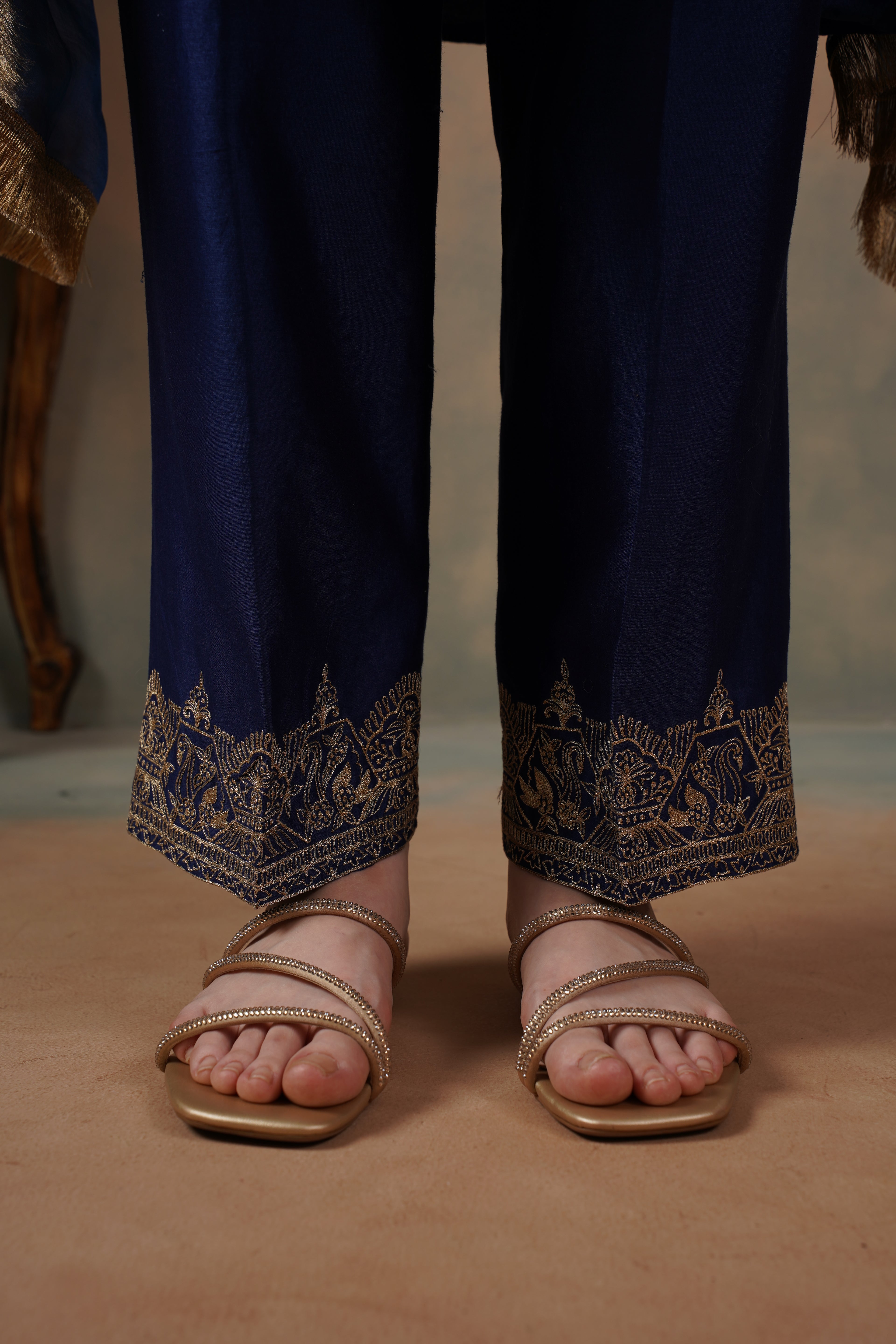 Navy Blue Suit Set