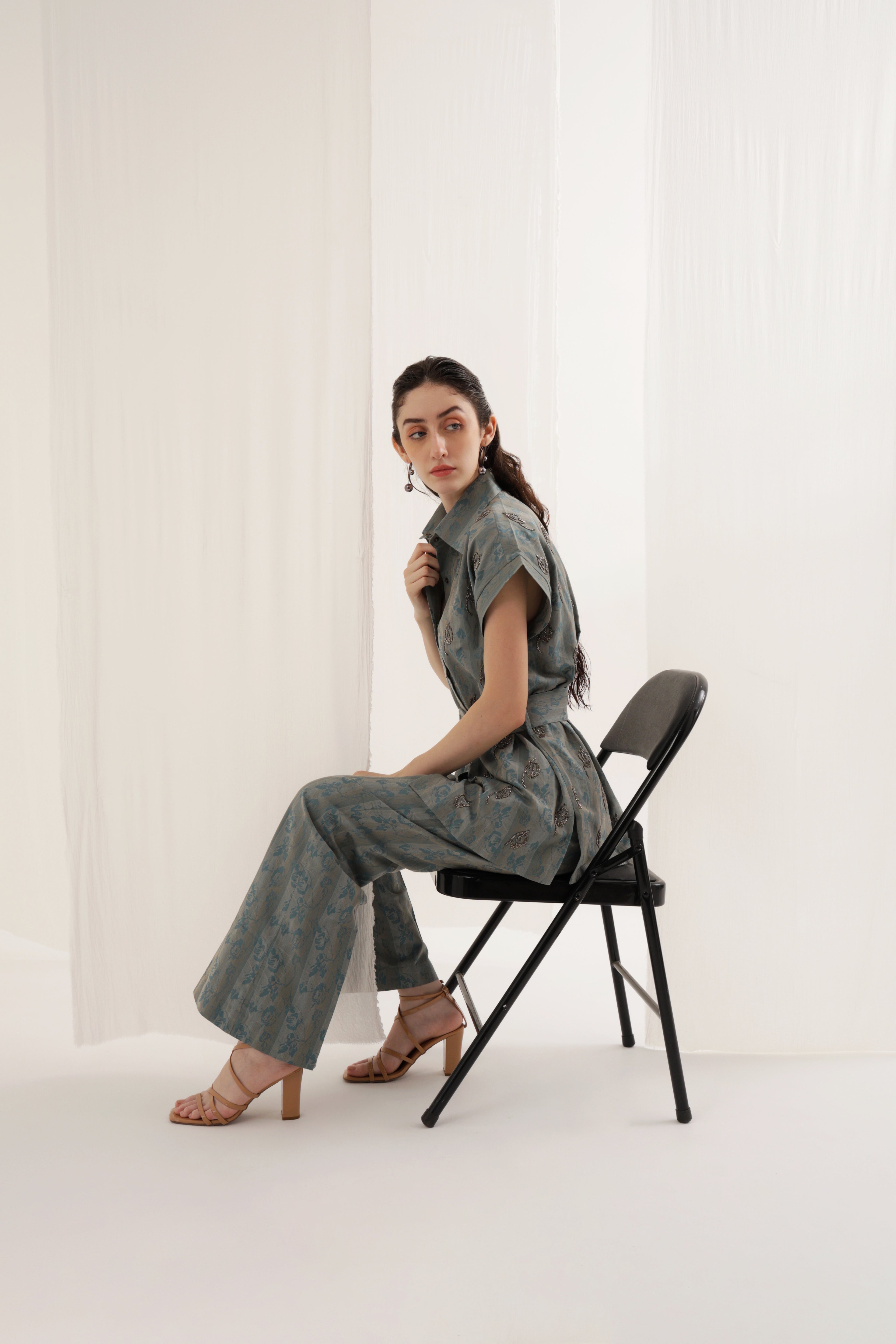 Jacquard Denim Co-ord Set