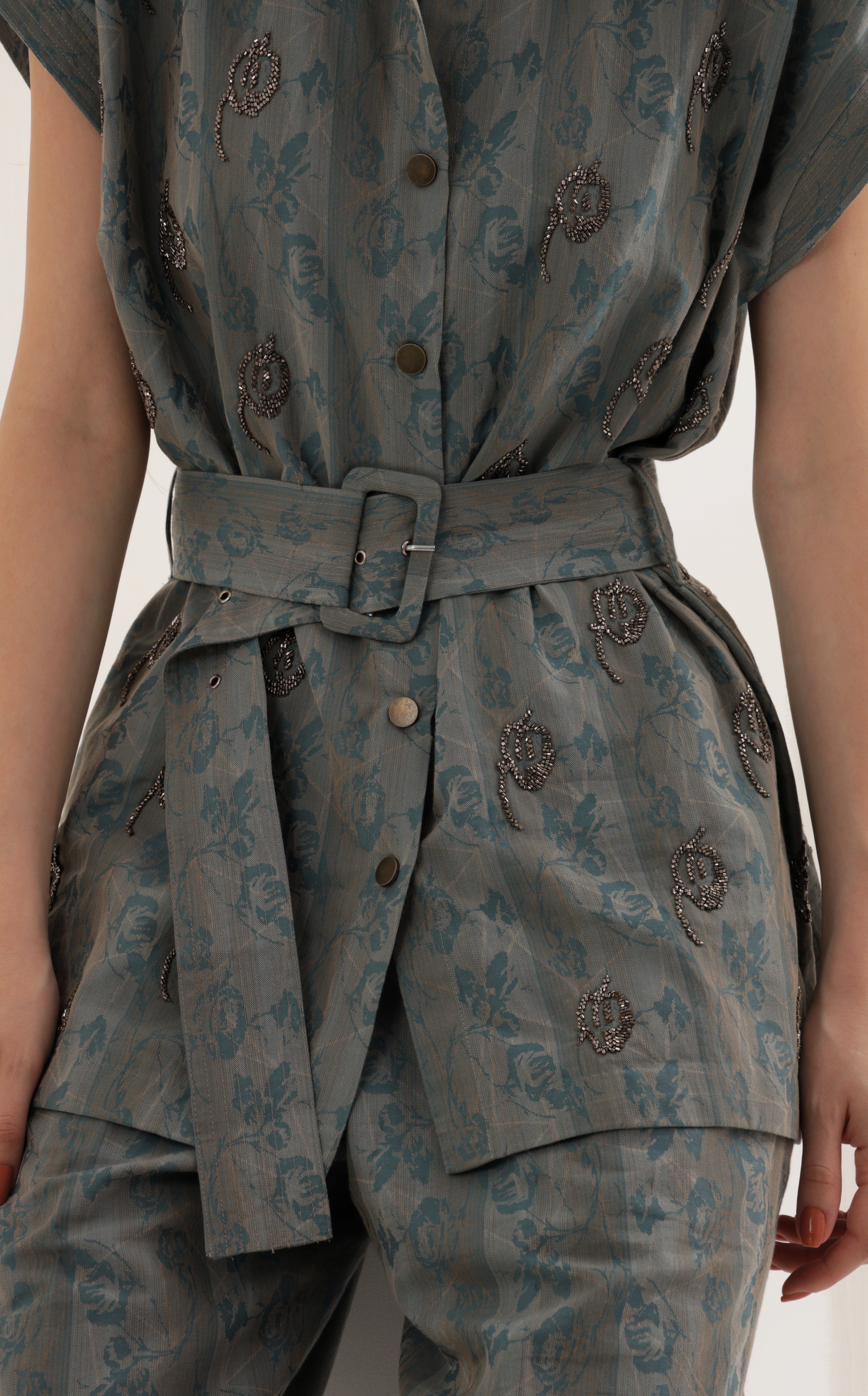 Jacquard Denim Co-ord Set