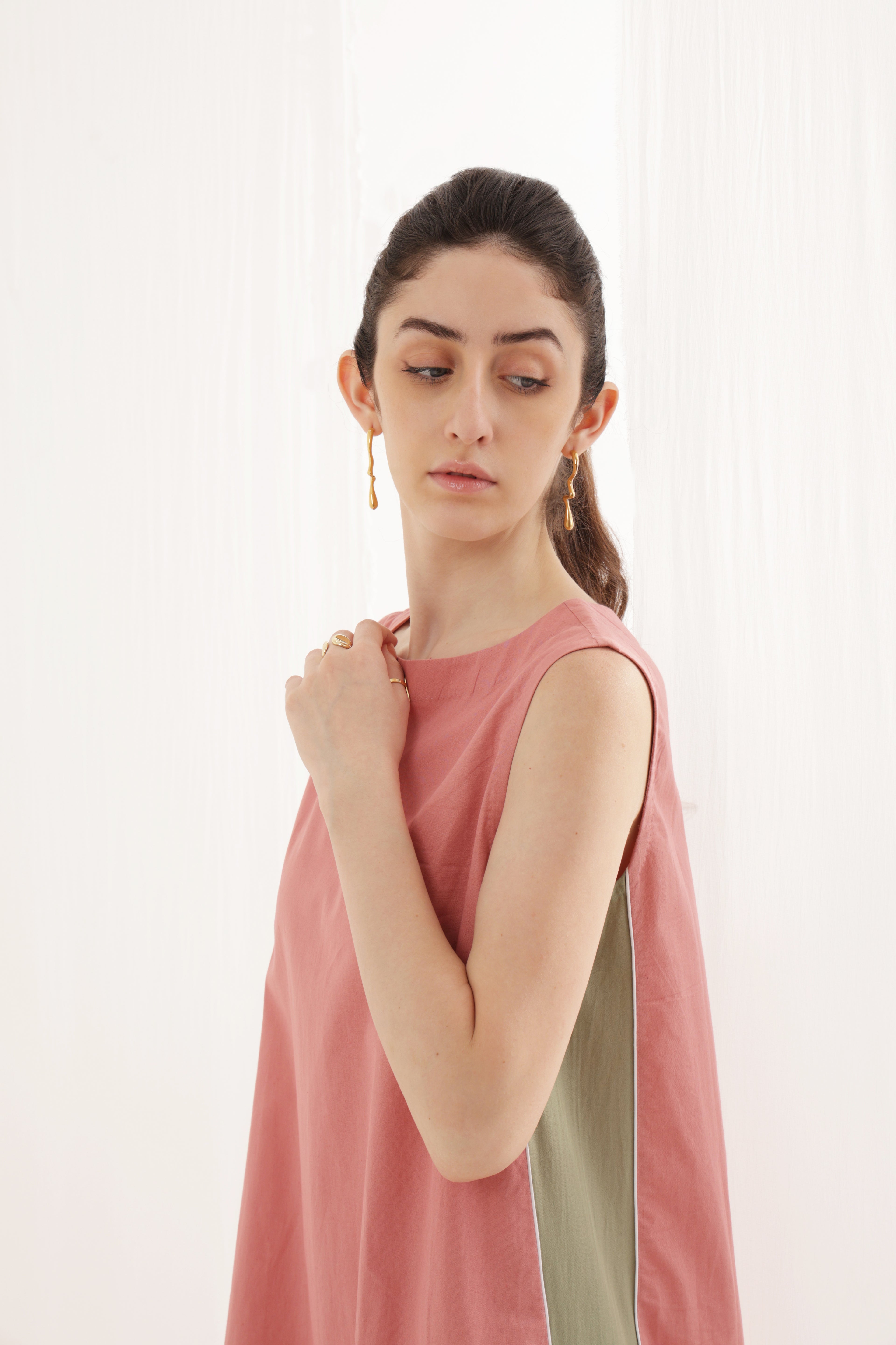 Split Color Dress
